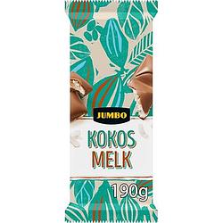 Foto van Jumbo melkchocolade kokos 190g