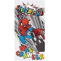 Foto van Spiderman strandlaken wall crawler - 70 x 140 cm - katoen