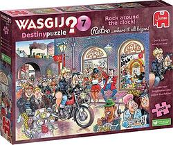 Foto van Wasgij retro destiny 7 - rock around the clock (1000 puzzels) - puzzel;puzzel (8710126000175)