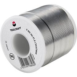 Foto van Toolcraft soldeertin, loodvrij spoel sn99,3cu0,7 500 g 1 mm