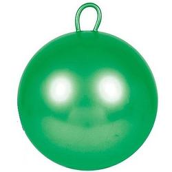 Foto van Skippybal groen 70 cm voor kinderen - skippyballen buitenspeelgoed voor jongens/meisjes