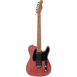 Foto van Fazley outlaw series coyote plus ss red elektrische gitaar met gigbag