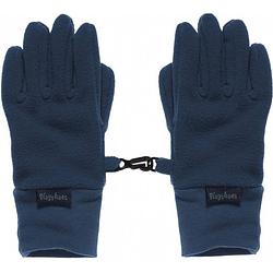 Foto van Handschoenen junior fleece navy maat 6