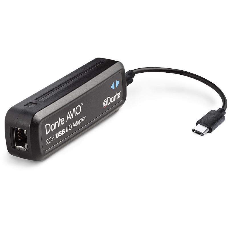 Foto van Dante avio usb-c io 2x2 dante - usb adapter