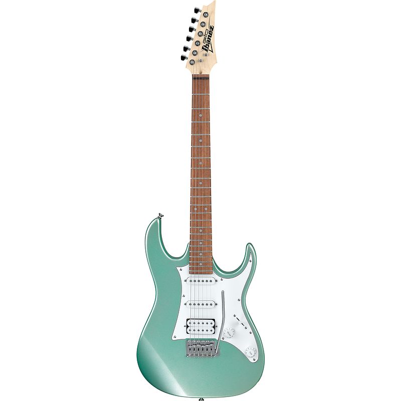 Foto van Ibanez gio grx40 metallic light green elektrische gitaar