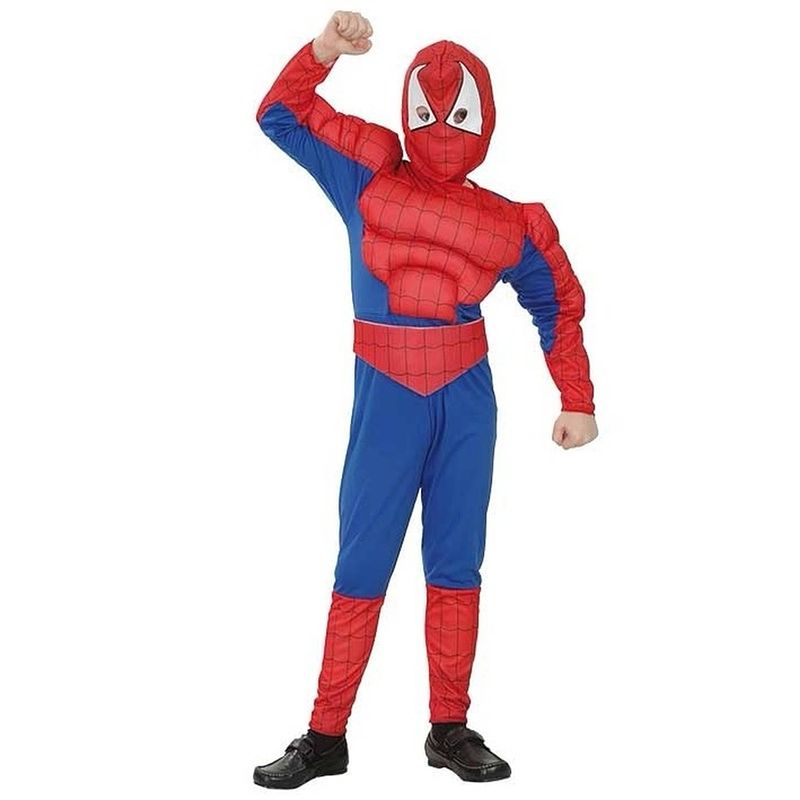 Foto van Spiderman kostuum voor jongens 110-122 (4-6 jaar) - carnavalskostuums