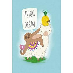 Foto van Pyramid living the dream llama and sloth poster 61x91,5cm