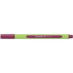 Foto van Schneider fineliner line-up 0,4 mm 16 cm rubber appelgroen/rood