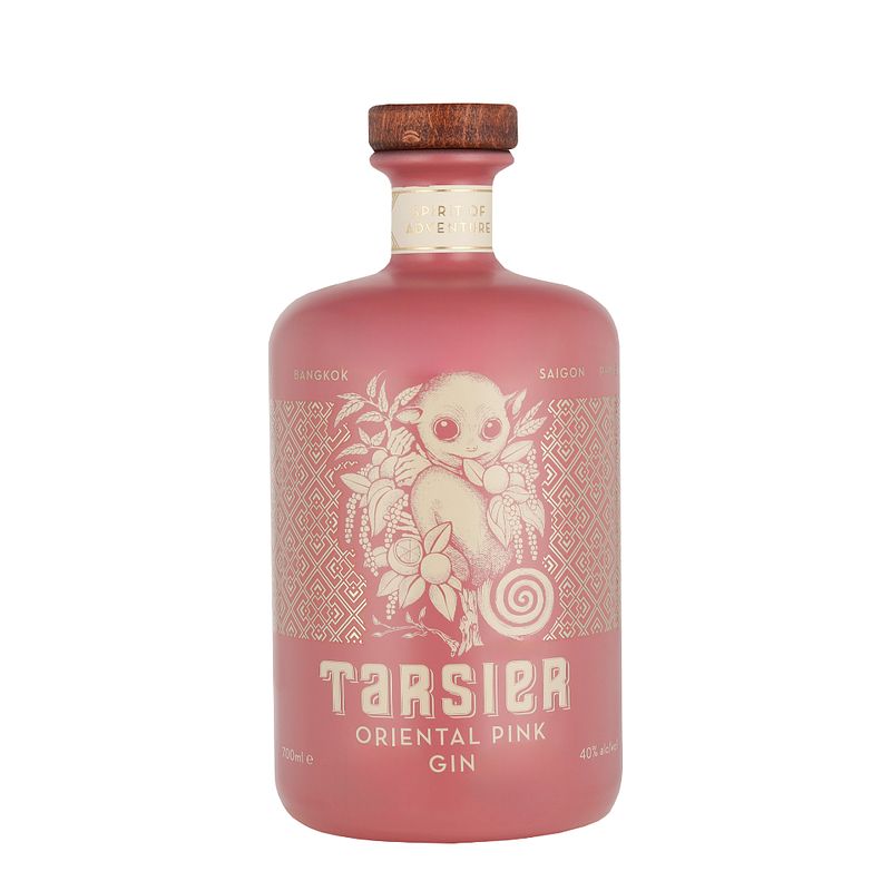 Foto van Tarsier oriental pink gin 70cl