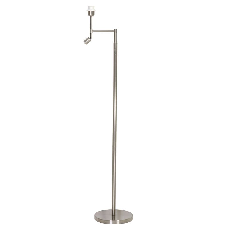 Foto van Light & living - vloerlamp montana - 25x25x140cm - zilver