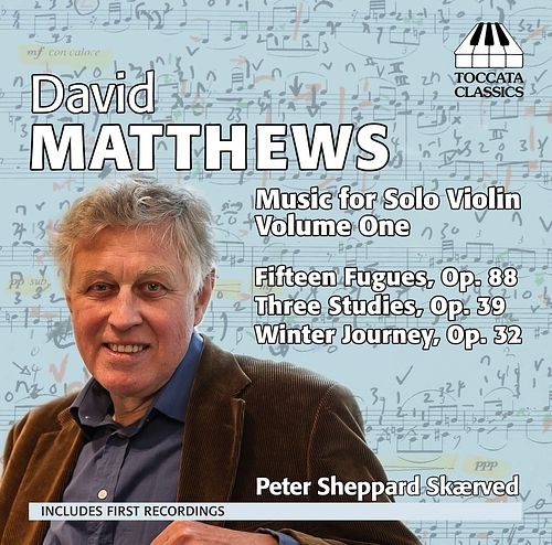 Foto van David matthews: music for solo violin volume 1 - cd (5060113441522)