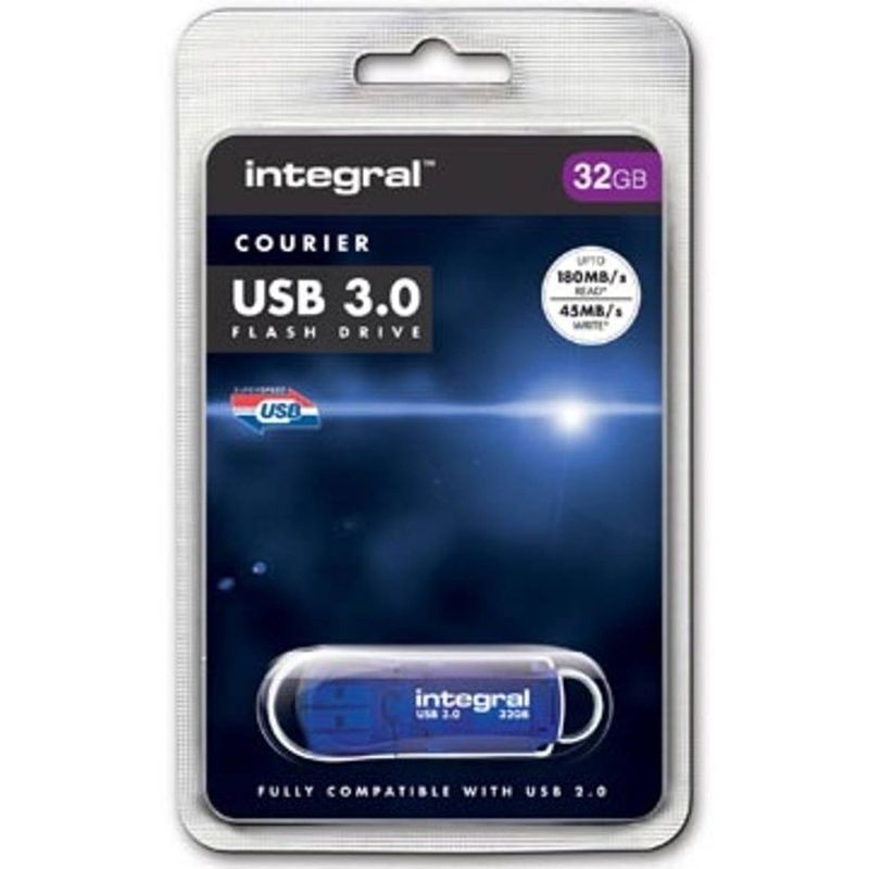 Foto van Integral courier usb stick 3.0, 32 gb