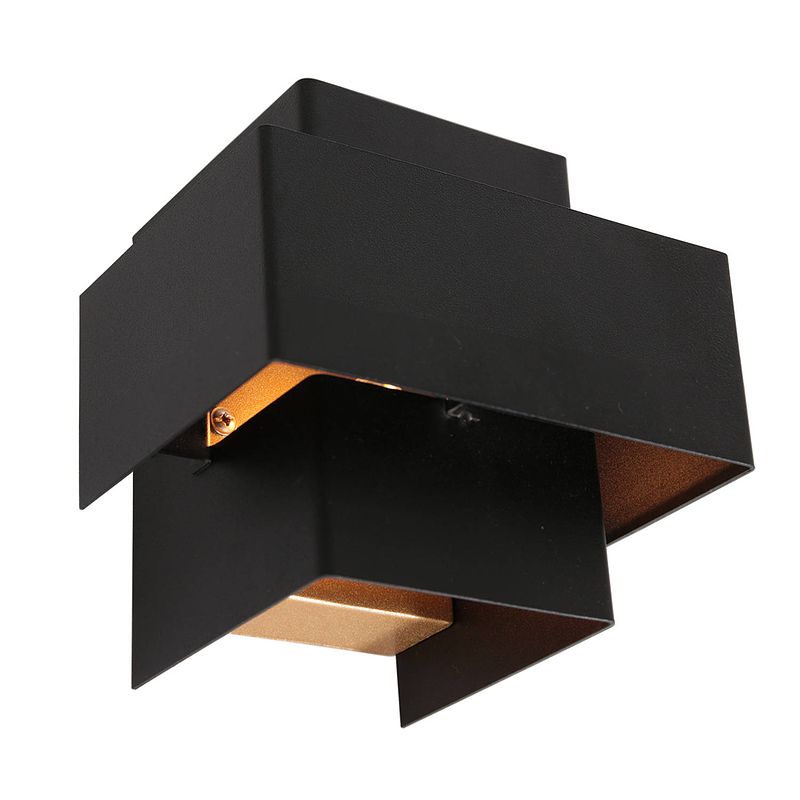 Foto van Moderne wandlamp - steinhauer - metaal - modern - g9 - l: 13,5cm - voor binnen - woonkamer - eetkamer - zwart
