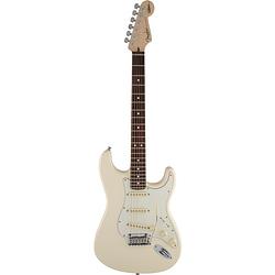 Foto van Fender jeff beck stratocaster olympic white rw