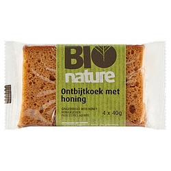 Foto van Bio nature ontbijtkoek met honing 4 x 40g bij jumbo