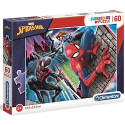 Foto van Clementoni supercolor legpuzzel spider-man 60 stukjes