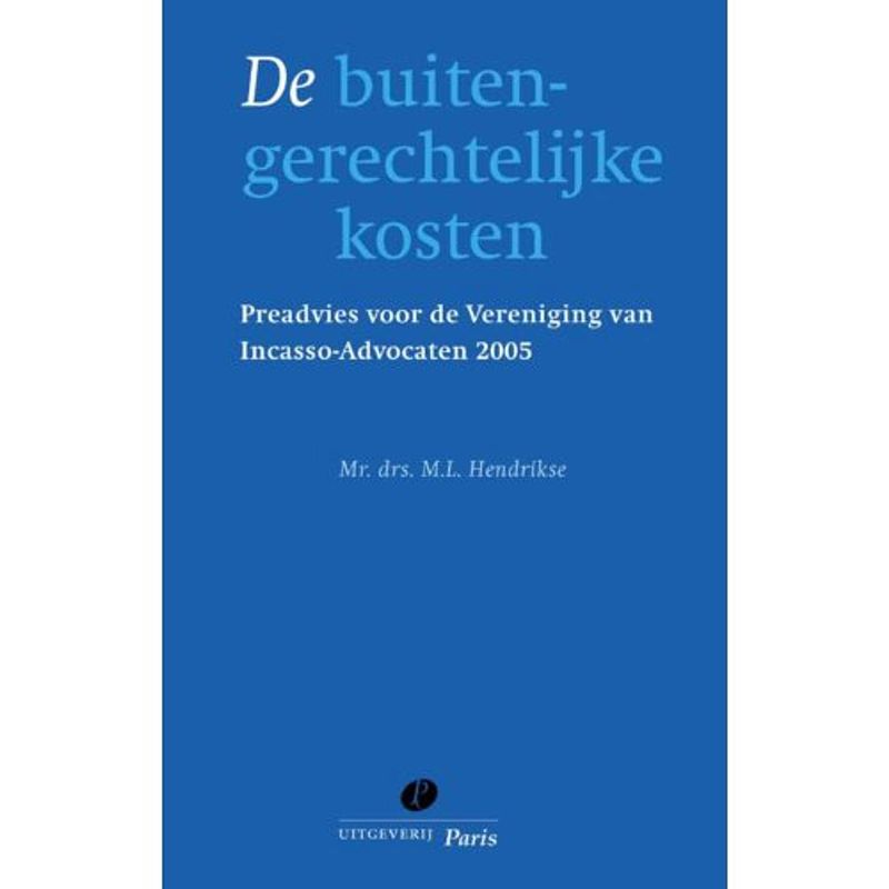 Foto van De buitengerechtelijke kosten