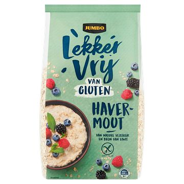 Foto van Jumbo lekker vrij van gluten havermout 450g