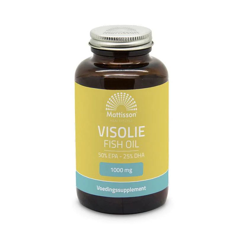 Foto van Mattisson healthstyle omega 3 1000 mg visolie