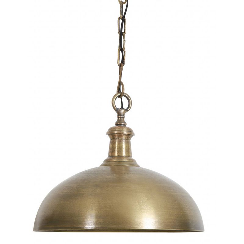 Foto van Light & living demi hanglamp goud