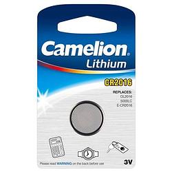 Foto van Camelion batterij knoopcel lithium 3v cr2016 per stuk