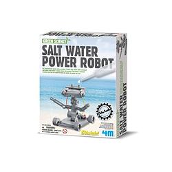 Foto van 4m kidzlabs green science zout water power robot