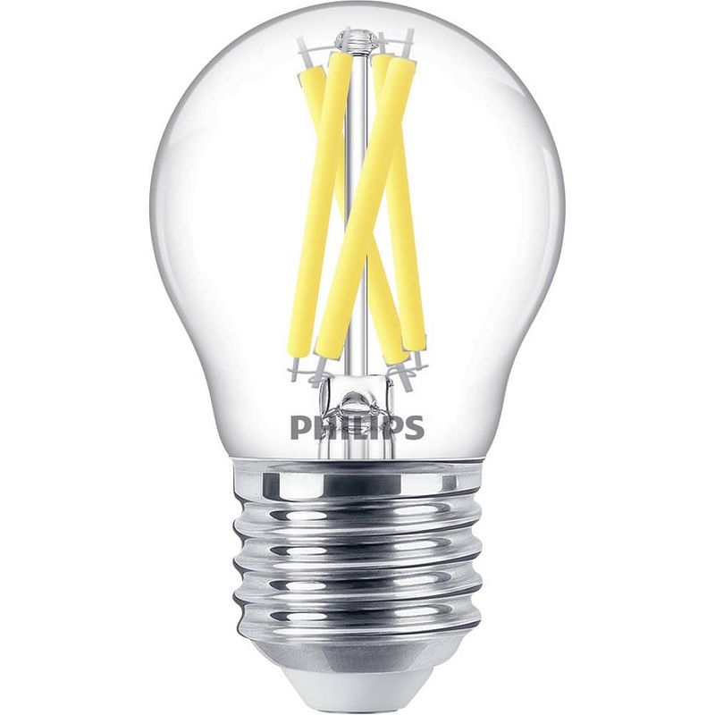 Foto van Philips lighting 871951432459600 led-lamp energielabel d (a - g) e14 kogel 5.9 w = 60 w warmwit (ø x l) 45 mm x 80 mm 1 stuk(s)