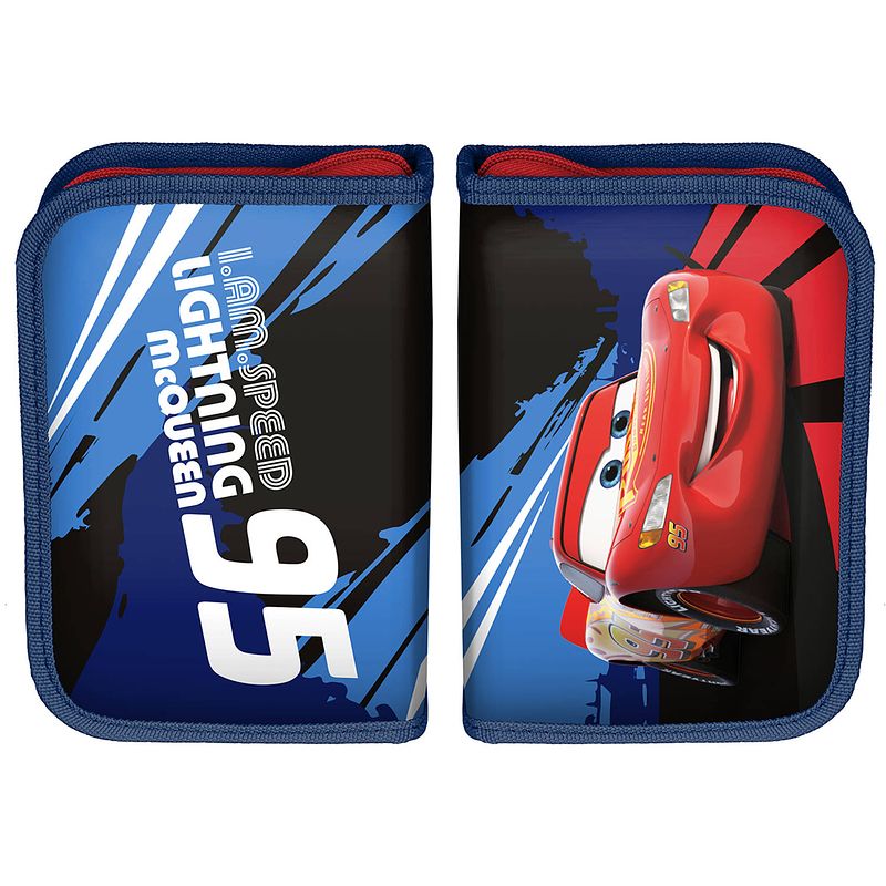 Foto van Disney cars gevuld etui - 19.5 x 13.5 cm - 22 st. - polyester