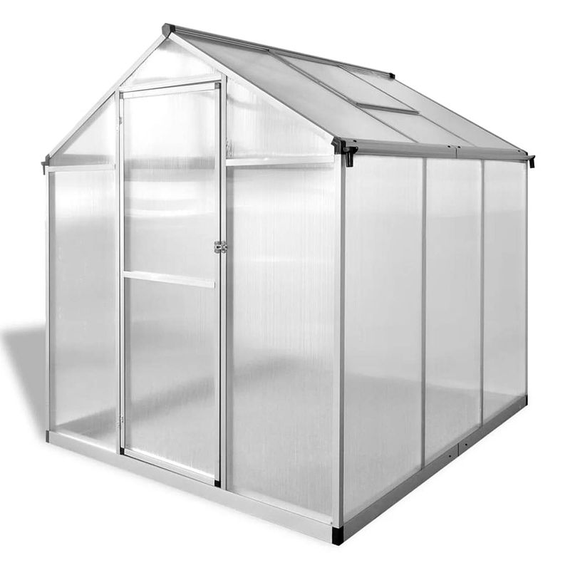 Foto van The living store tuinkas - aluminium frame - 190 x 182 x 195 cm - 3.46 m² - uv-bestendig