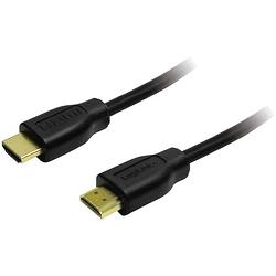 Foto van Logilink hdmi aansluitkabel hdmi-a stekker, hdmi-a stekker 10.00 m zwart ch0053 hdmi-kabel