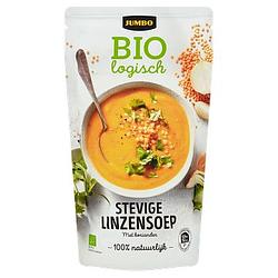 Foto van Jumbo biologisch stevige linzensoep 570ml