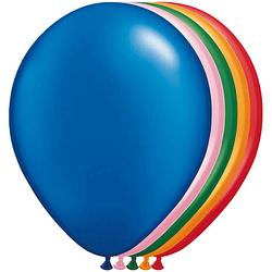 Foto van Folat ballonnen gekleurd 13 cm latex 100 stuks