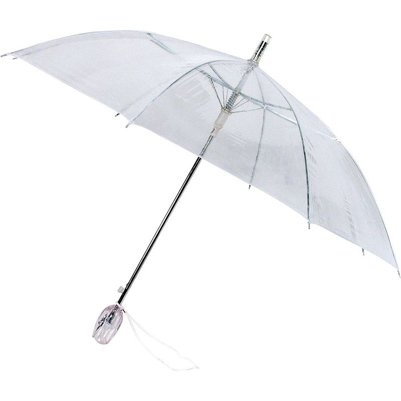 Foto van Paraplu doorzichtig automaat - ø 100 cm - transparant - winddichte paraplu regen beschermende paraplu grote doorzichtige