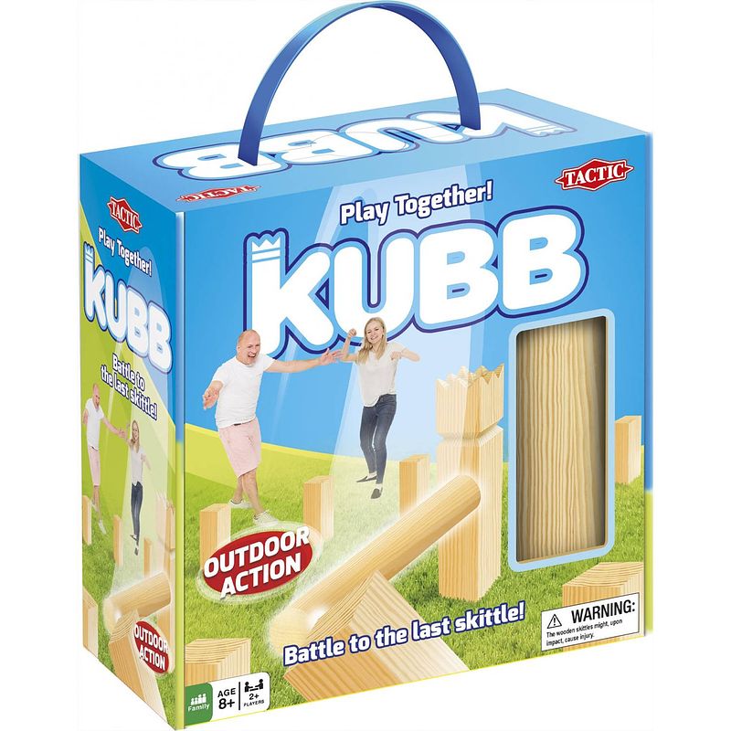 Foto van Tactic werpspel kubb in cardboard box