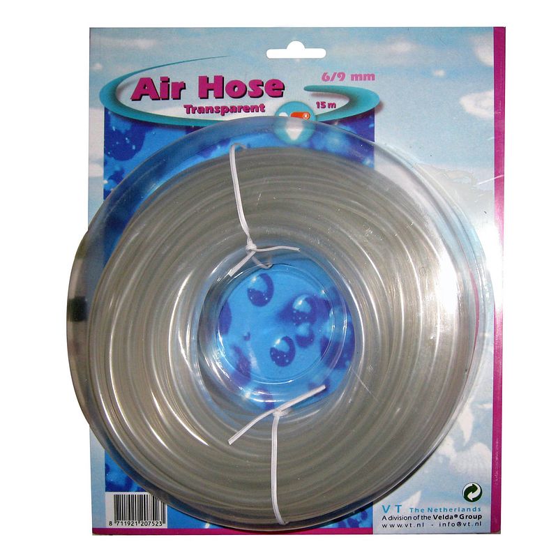 Foto van Vt - air hose transparent 6-9 mm-15 m