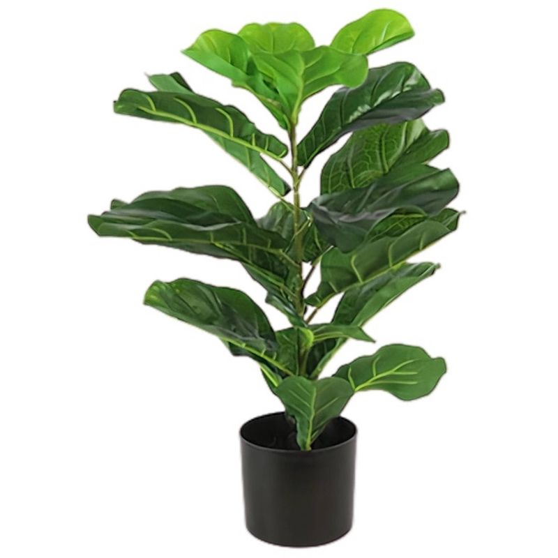 Foto van Tom kunstplant ficus lyrata 35 x 30 x 70 cm groen