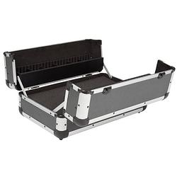 Foto van Perel gereedschapskoffer 45,5 x 26,5 cm aluminium grijs/zilver