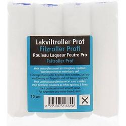 Foto van Lakviltroller 4-pack 10cm verven verfroller verf roller