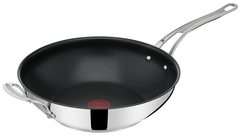 Foto van Tefal cook's classic by jamie oliver wokpan 30 cm