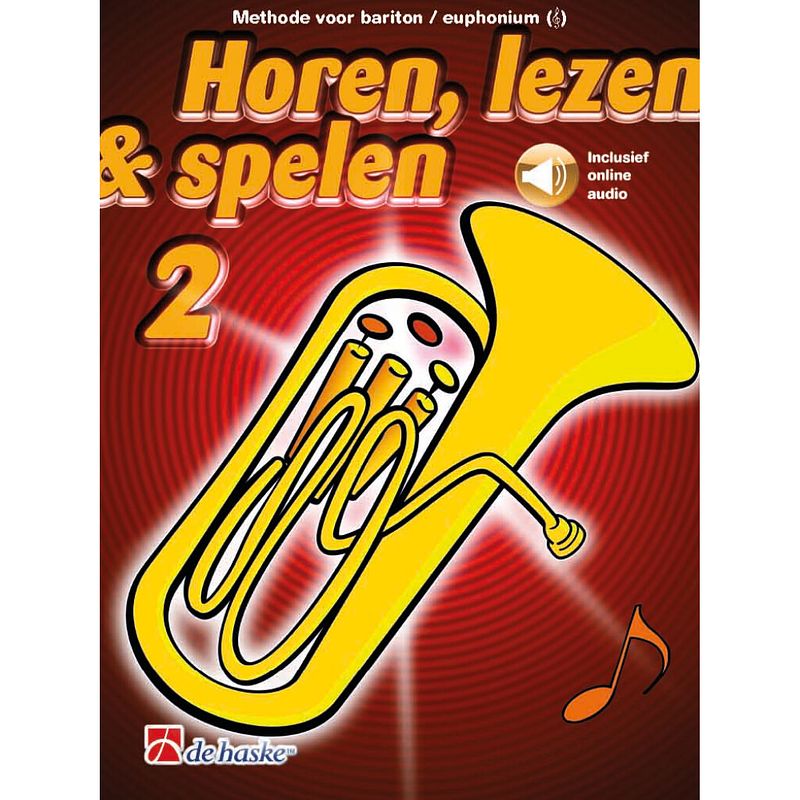 Foto van De haske horen, lezen & spelen- bariton euphonium 2 lesboek