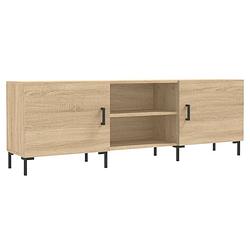 Foto van Infiori tv-meubel 150x30x50 cm bewerkt hout sonoma eikenkleurig