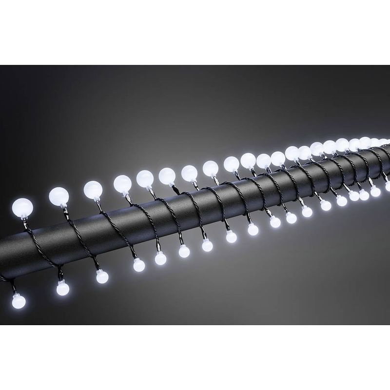 Foto van Konstsmide 3680-207 motief lichtketting energielabel: g (a - g) aantal lampen 80 led koudwit verlichte lengte: 6.32 m