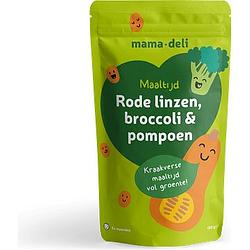 Foto van Mamadeli rode linzen, broccoli & pompoen, 8+ maanden 150g bij jumbo