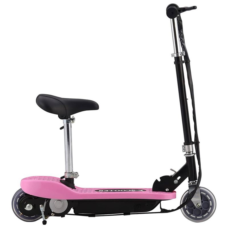 Foto van Vidaxl step elektrisch met zitje 120 w roze