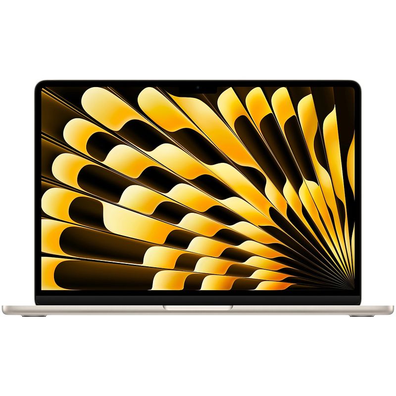 Foto van Apple macbook air 13-inch (2024) m3 chip (8-core cpu/10-core gpu) 24gb/ 512gb -13 inch laptop