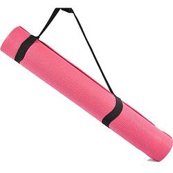 Foto van Yoga mat roze - fitnessmat - yogamat - 172 x 61 x 0,4 cm
