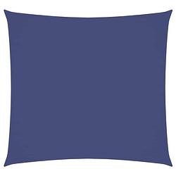 Foto van Vidaxl zonnescherm vierkant 2x2 m oxford stof blauw