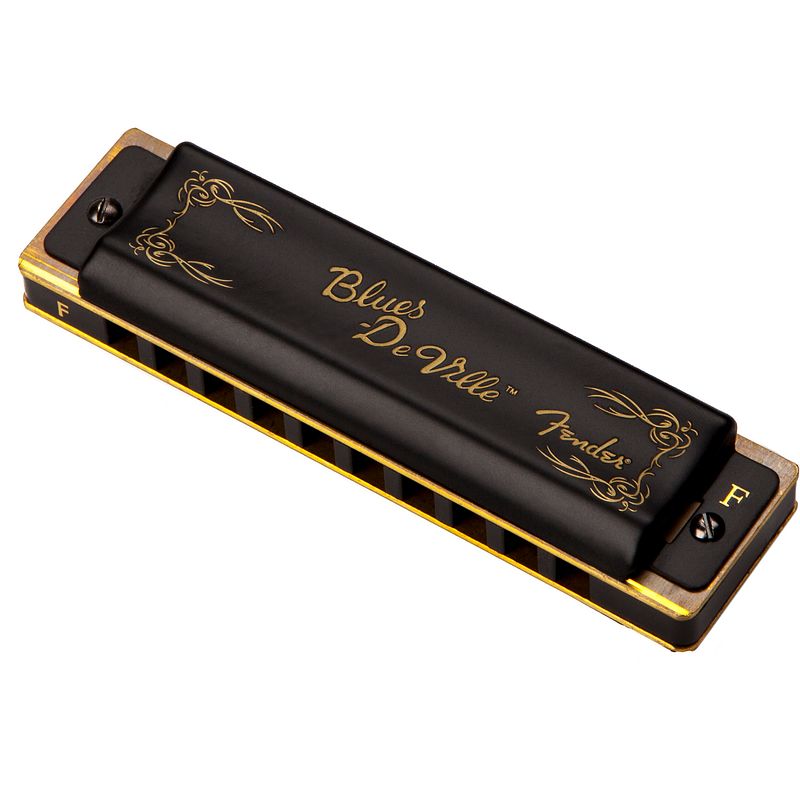 Foto van Fender blues deville f mondharmonica