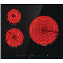 Foto van Hisense ceramic hob - 3 huishoudens waaronder een kookgebied van 29,5 cm - e6322c