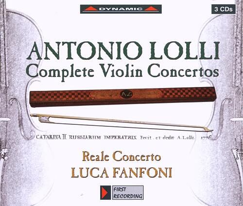 Foto van Lolli: complete violin concertos - cd (8007144605278)